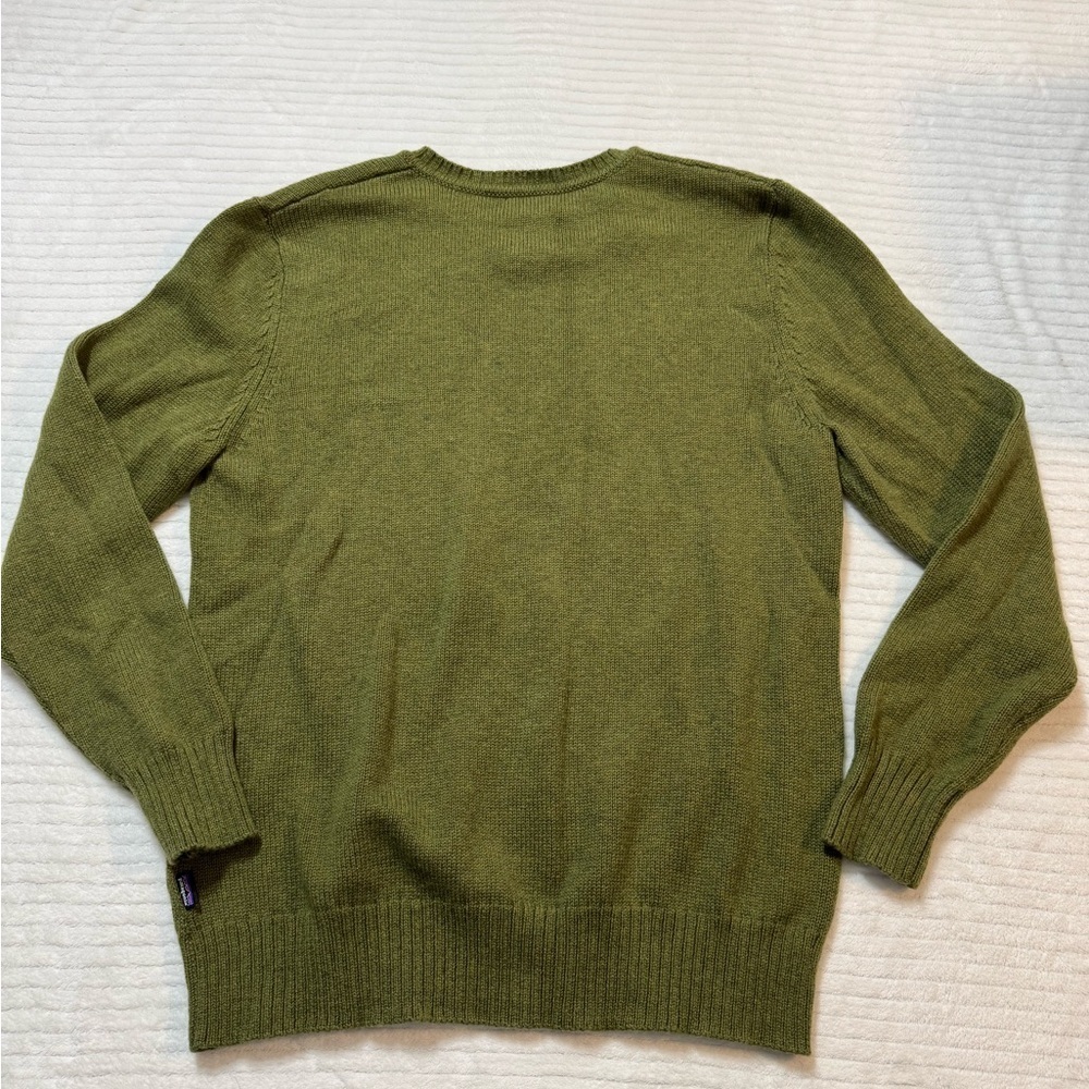 Patagonia Olive V-Neck Sweater for Men - Picture 4 of 6